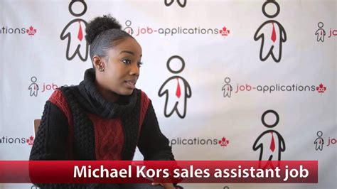 michael kors job|Michael Kors sales assistant.